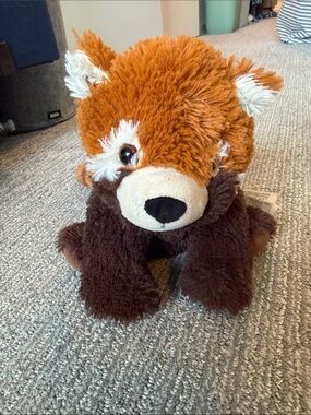 Warmies Red Panda Plush Microwavable Stuffed Animal Heat Therapy Weighted Plush